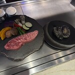 大阪 京橋 鉄板焼 ステーキ 玄牛 - 