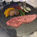 大阪 京橋 鉄板焼 ステーキ 玄牛 - 