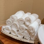 神楽坂 大川や - トイレのおしぼりって何気に嬉しい