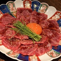 山形山　月島店 - 山形牛 和肉刺　2500円（税込）