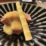 ゆう心 - 中トロのわら焼き　酢味噌