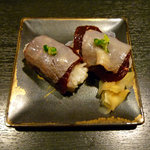 おばんざい くじら亭 - 皮と赤身の握り寿司