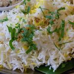 カーン・ケバブ・ビリヤニ - サービスのライス