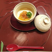 赤坂とゝや魚新 - ウニとジュレと卵蒸し