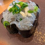 廻し鮨 新鮮や - 生シラス軍艦