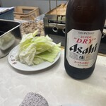 てんぐ - ビールも良く冷えていました