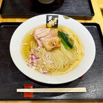 超純水採麺 天国屋 - 私の「冷やし背黒片口鰯煮干しらーめん」