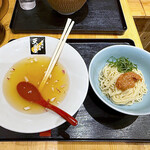 超純水採麺 天国屋 - 「南高梅ソース大葉入り和え玉」