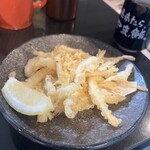 廻転とやま鮨 富山駅前店 本館 - しら海老の天ぷら