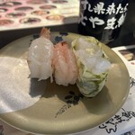 廻転とやま鮨 富山駅前店 本館 - エビ3種