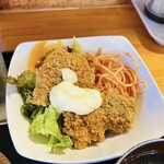 しょうえい食堂 - アジフライ　何気にこのスパが好きなんです