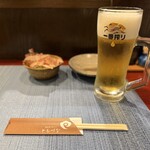 鶏料理・焼きとり　纜 - 鬼おろしの大根と生中 グビリ