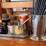 大鷹ラーメン - 調味料