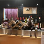 ばんから - カウンター前