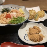 のらや - クリーミー明太うどんのセット