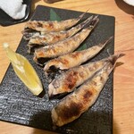 地酒と貝料理 海鮮浜焼き 浜や - メヒカリの塩焼き