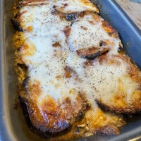 Osteria IL VIAGGIO - 米茄子のミートグラタン、美味しかった