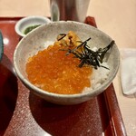 麦と麺助 - 雲丹イクラご飯