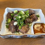 お好み焼 三枝 - レバーちゅんちゅん焼き（激レア焼き）1,000円