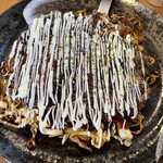 お好み焼 三枝 - モダン焼き800円