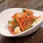 トリワイン ＰＩＫＯＳＨＨＨＵ - らっきょうと鶏の冷やし南蛮漬け