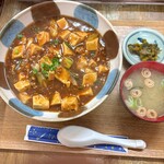 ななほし食堂 - 麻婆豆腐丼