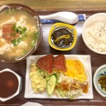 ななほし食堂 - 島豆腐定食 ライス半分