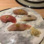 京橋 天冨良と鮨 いしい - 締めのお寿司