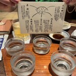 蔵元居酒屋 清龍 - きき酒セット