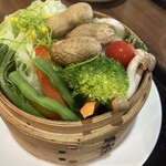 古民家カフェ きのこくらぶ - せいろ蒸し