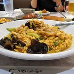 逸品火鍋 四季海岸 - 豚肉と胡瓜、玉子の炒め980円（ランチは、ご飯、味玉、惣菜ほか、食べ放題）