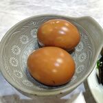 逸品火鍋 四季海岸 - 豚肉と胡瓜、玉子の炒め980円（ランチは、ご飯、味玉、惣菜ほか、食べ放題）