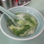 付け合せのスープ