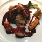 ビストロ　アギャット - 国産黒毛和牛ヒレ肉のロースト　リードヴォー添え　竹の子のピラフ　ソースボルドー