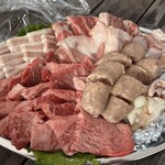 Pit Break BBQ PARK - お肉のセット。質がいい！