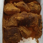 腰掛庵 - わらびもち（１個食べた後）