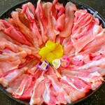 小粋料理 鶏ぃん - 地鶏の鳥刺し＆霜降りもも肉