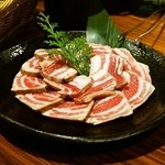 炭火焼肉・韓国料理 KollaBo - 2014.9 燻製サムギョプサルセット（1人前1,480円）