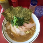 ラーメン濱野家 - チャーシュー麺　麺大盛り　味濃いめ　麺硬め