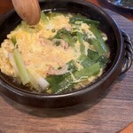 たまもの - 桜海老と分葱の卵とじ