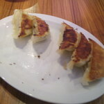 壱角家 - 濃厚魚介つけ麺 大 熱盛り麺 ＆ 肉汁餃子 12個