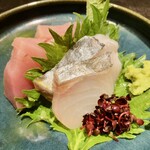 303479411 - 造り(ヨコワ、縞鯵)