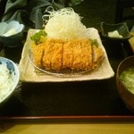 とんかつ いわい - ロースかつ定食160g(1800円)