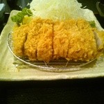 とんかつ いわい - ロースかつ160gアップ、160gでも充分なボリューム！