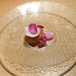 RISTORANTE IL NODO - 小田原山北のキイチゴ、平塚横田さんのバラ、ショコラ