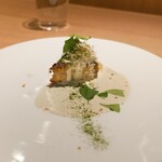 RISTORANTE IL NODO - 春キャベツ、熟成ジャガイモ、発酵シラス