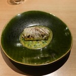 RISTORANTE IL NODO - さかな人長谷川さんの神経締めの金目鯛、白子、春キャベツ