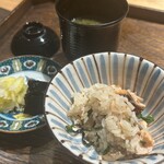 御料理 ふじ田 - ときしらずの土鍋ご飯（あまりは持ち帰らせてくれます）