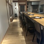 御料理 ふじ田 - 内観（カウンター席）
