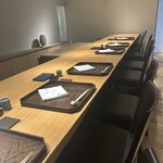 御料理 ふじ田 - 内観（カウンター席）